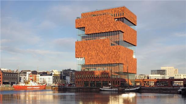 Blick auf Antwerpens Museum