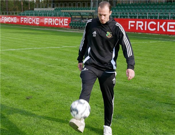 Wie man mit einem Ball umgeht, wusste Mika Kraßmann schon als Vierjähriger.