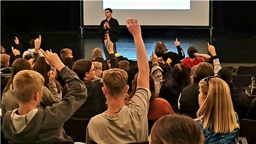 Wie sie selbst etwas gegen den Klimawandel tun können, erfuhren gestern die 9. und 10. Jahrgänge der Integrierten Gesamtschule Brake.