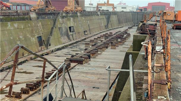 Das Kaiserdock der Lloyd Werft