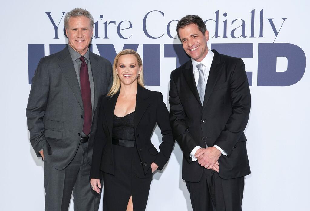 Will Ferrell, Reese Witherspoon und Nicholas Stoller, Regisseur von „Ihr seid herzlich eingeladen“