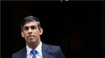 Will sich mit Elon Musk austauschen: Großbritanniens Premier Rishi Sunak.