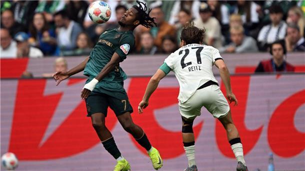 Werder im Aufwind: Steffens Arbeit zahlt sich aus Wird immer besser: Werders Samuel Mbangula.