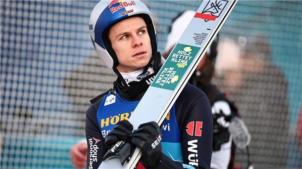 Wirkt von der Tournee genervt: Andreas Wellinger.