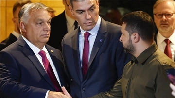 Wolodymyr Selenskyj trifft beim Gipfel in Granada auch auf Ungarns Ministerpräsident Viktor Orban.