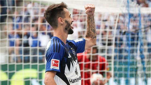 HSV atmet auf: Erster Bundesliga-Sieg seit dem Aufstieg Zählte zu den auffälligsten Hamburgern: Fabio Vieira.