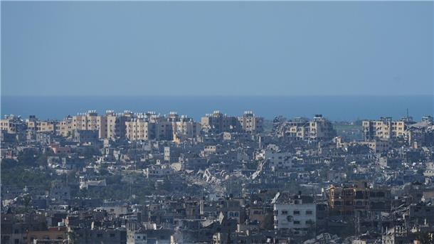 Zerstörte Gebäude im Gazastreifen.