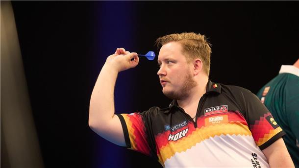 Zieht in die Top 16: Darts-Profi Schindler.