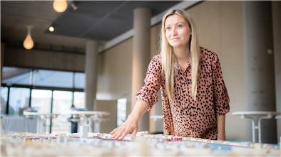 Zu Gast beim Immobilien-Dialog Bremerhaven: Lene Zingenberg, Landschaftsarchitektin und Projektleiterin beim dänischen Architekturbüro Cobe in Kopenhagen.