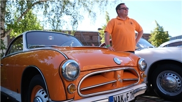 Zum 70. Geburtstags des Autos P70 trafen sich einige Besitzer und Besitzerinnen in der Stadt Zwickau.
