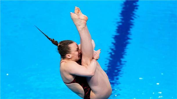 Deutsche Wasserspringer gewinnen EM-Gold Zusammen mit Luis Avila Sanchez hat Lena Hentschel EM-Gold gewonnen.