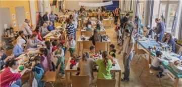 Jugendliche im Jugendtreff Grünhöfe